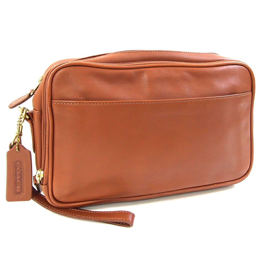 コーチ クラッチバッグ 5330 ブラウン レザー 中古 セカンドバッグ 鞄