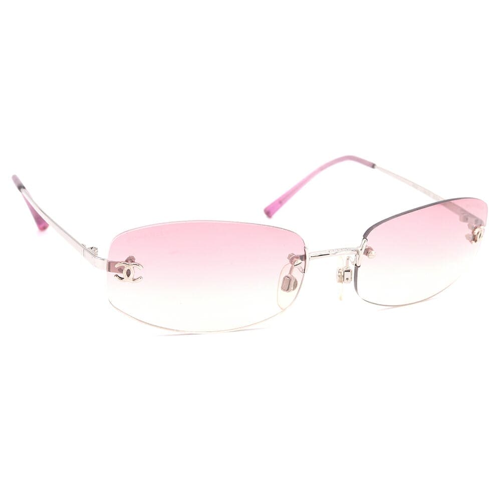 CHANEL サングラス 4002 ココマーク ピンク グラデーション シャネル サングラス 4002 シルバー パープルピンク クリア