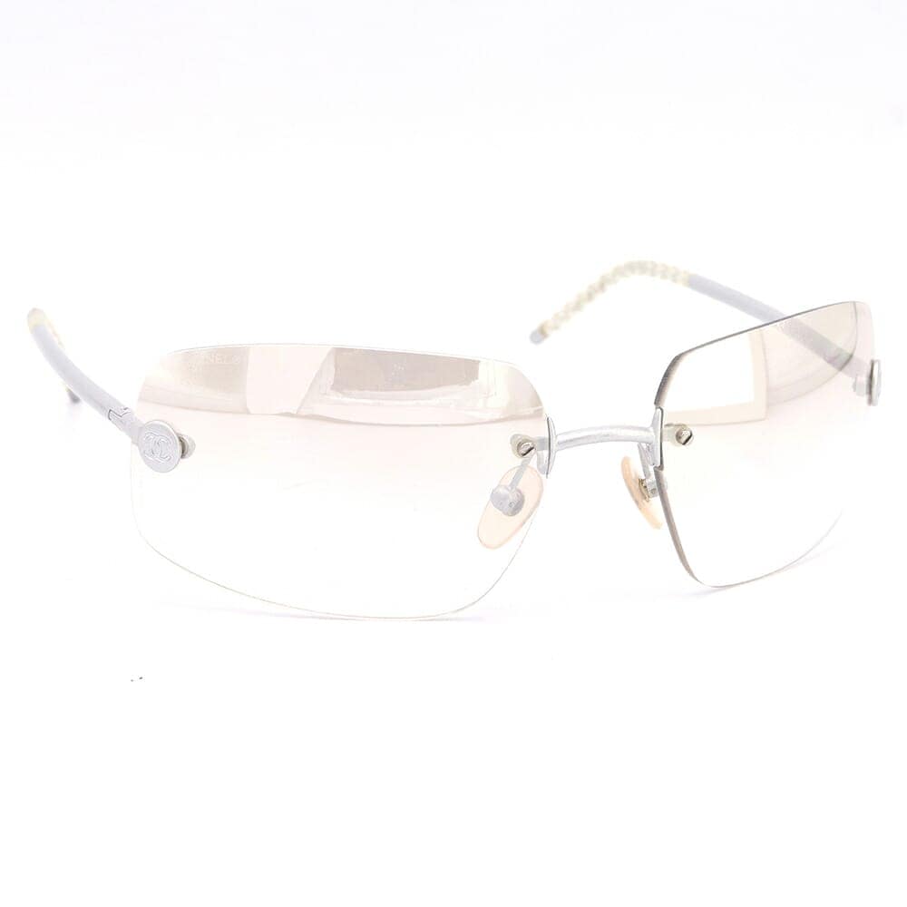 シャネル サングラス 4035 ライトグレー クリアグラデーション 63□16