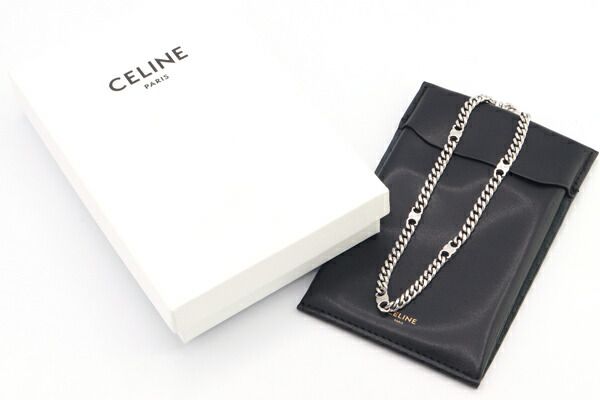 CELINE シルバーチェーンネックレス