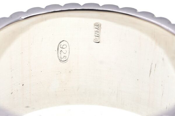 グッチ リング コインエッジリング SV スターリングシルバー925