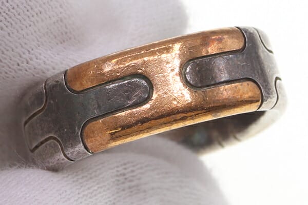 エルメス HERMES ヘラクレス ワイド リング サイズ表記60 Ag925 エルメス リング ヘラクレス | 東京銀座のヴィンテージウォッチ