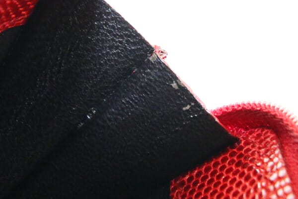 グッチ コインケース 115276 レッド リザード 中古 エキゾチックレザー  