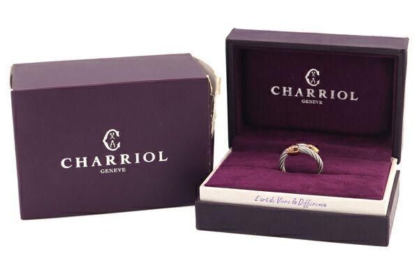 シャリオール リング ワイヤーリング シルバー ピンクゴールド  