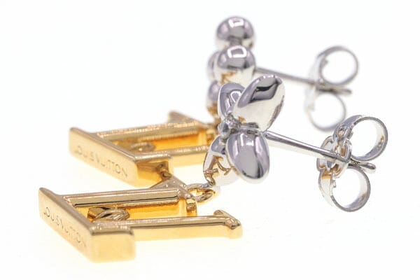ルイヴィトン ピアス パンダントLV アイコニック フラワー