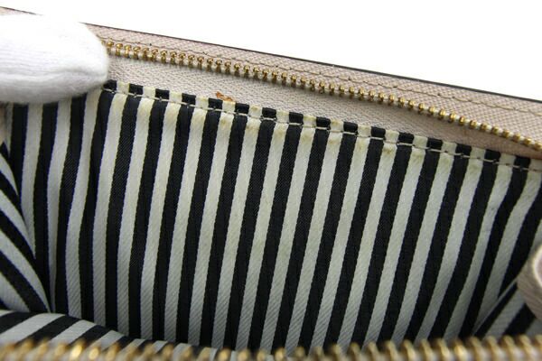 ケイトスペード 二つ折り財布 S338 ホワイト ベージュ レザー