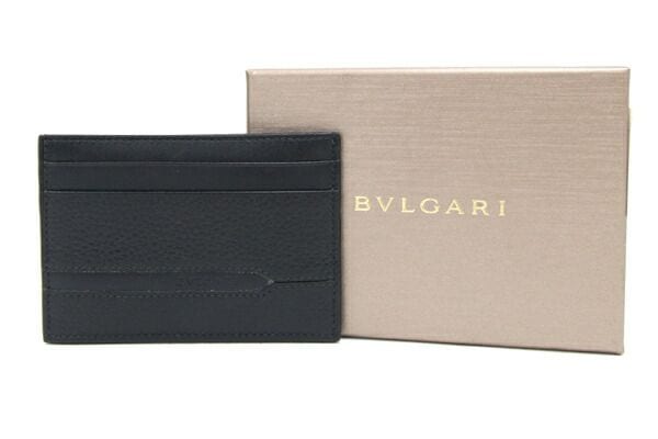 ブルガリ　ケース　未使用 BVLGARI ブルガリ ロゴ金具 キーケース カーフ レディース