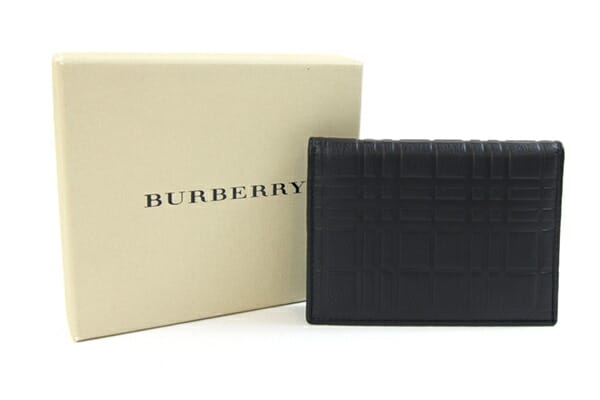 バーバリー カードケース 1169738 ブラック 中古 ヨーコチャン YOKO  