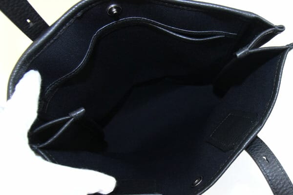 フェラガモ ハンドバッグ 240797 ブラック キャンバス レザー