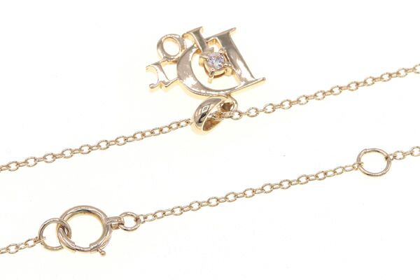 Dior ネックレス 一粒ダイヤ 750 刻印 箱なし 正規品 Dior ネックレス 一粒ダイヤ 750 刻印 箱なし 正規品