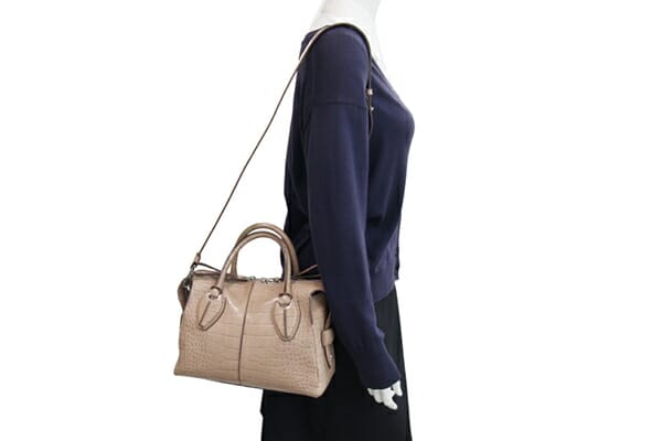 トッズ クロコダイルエンボス レザー Dスタイリング 2wayバッグ トッズ クロコダイルエンボス レザー Dスタイリング 2wayバッグ