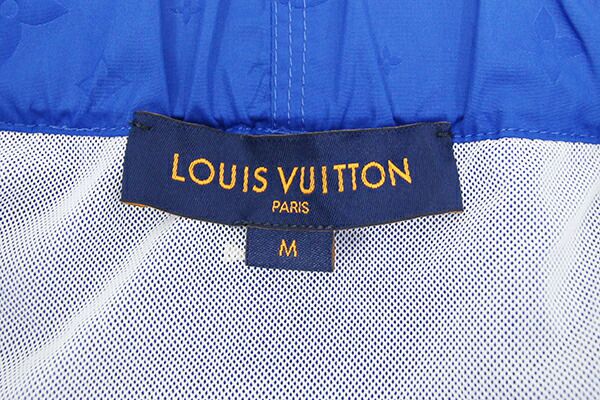 ルイヴィトン　LOUIS VUITTON 水着 Mサイズ 青 ルイヴィトン メンズスイムウェア ブルー ポリエステル100