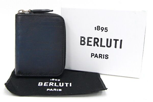 BERLUTI - ベルルッティ カリグラフィ レザー コインケース 小銭