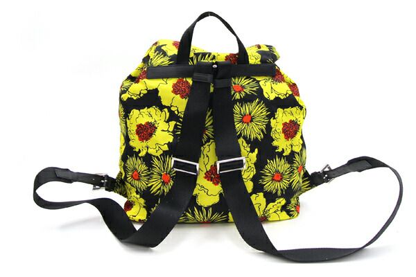 イエロー プラダ ガレリア サフィアーノレザー ミニバッグ | PRADA