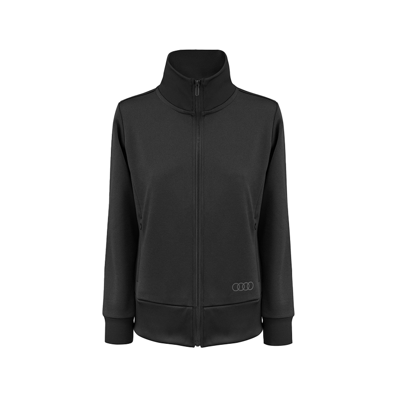 Audi レディース フリースジャケット（ブラック）