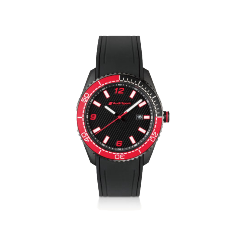 Audi Sport 腕時計 レッド Audi Sport ウォッチ メンズ（ブラック/レッド） | Audi Sport | Audi