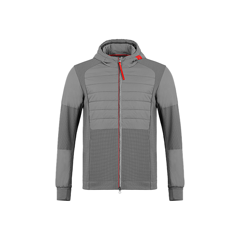 Audi Sport メンズハイブリッドジャケット（グレー）