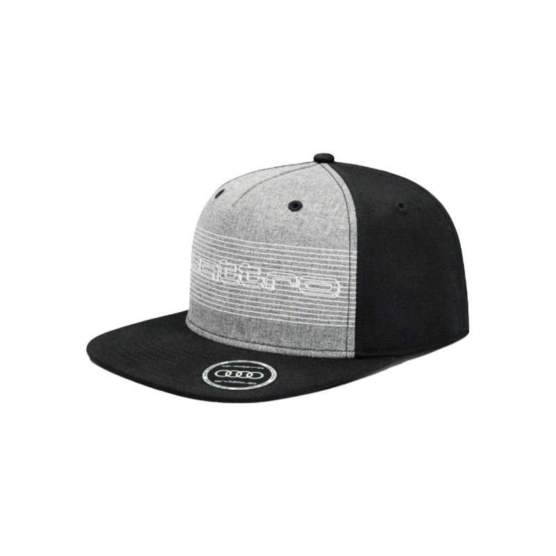 Audi quattro スナップバックキャップ（ブラック）