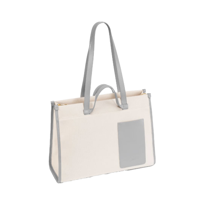 Audi レディースショッパーバッグ（クリーム/グレー）