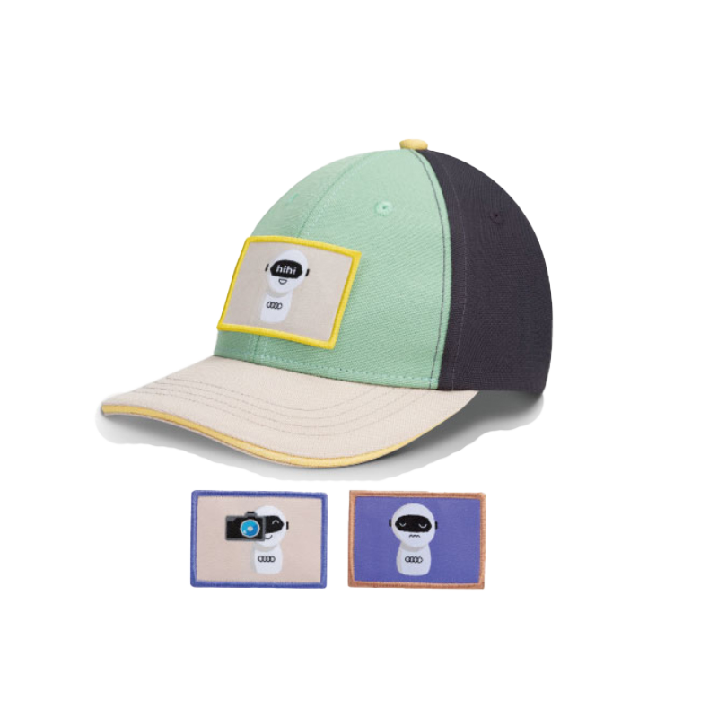 Audi ADUIキッズキャップ（グリーン/グレー）