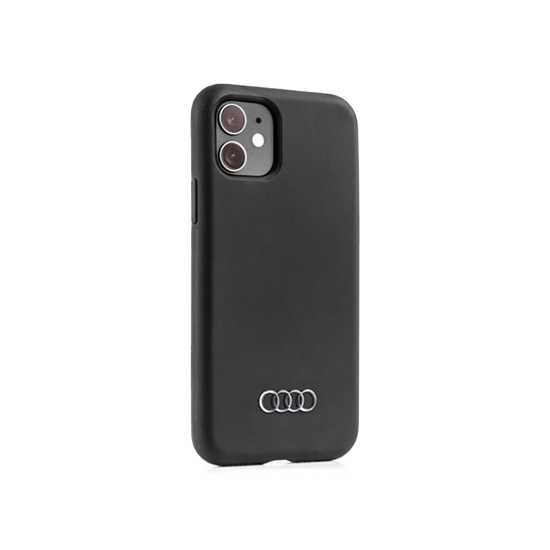 Audi スマートフォンケース iPhone11（ブラック）