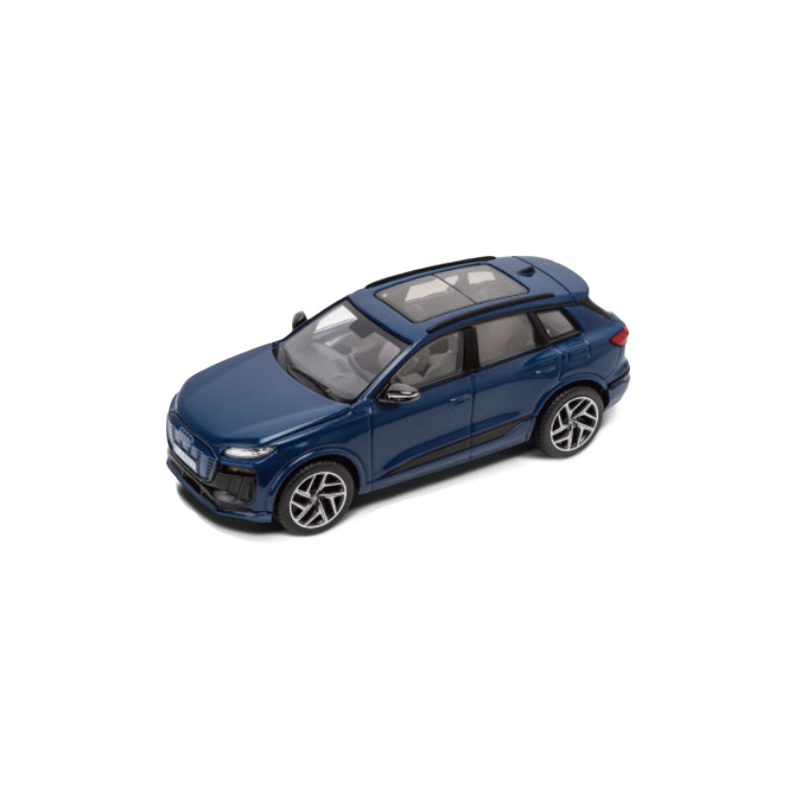 Audi Q6 e-tron, ascari blue, 1:43
