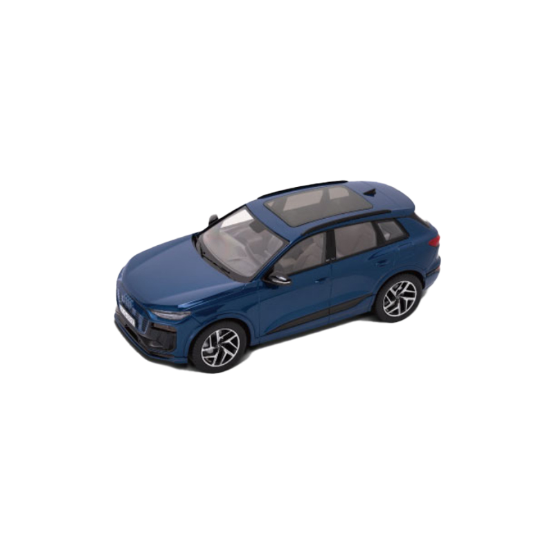 Audi Q6 e-tron, ascari blue, 1:18