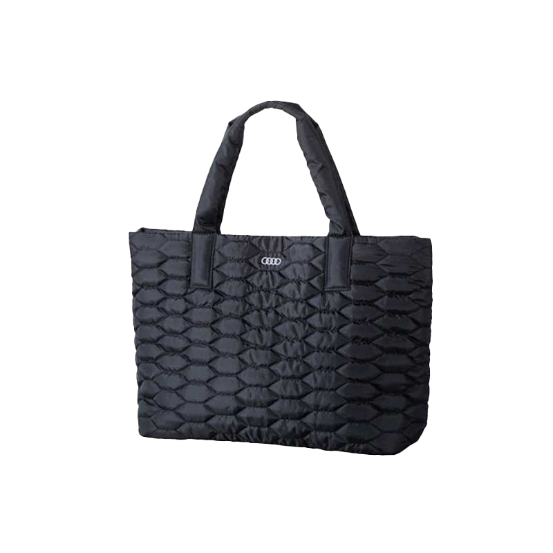 Audi キルティングトート L（ブラック）