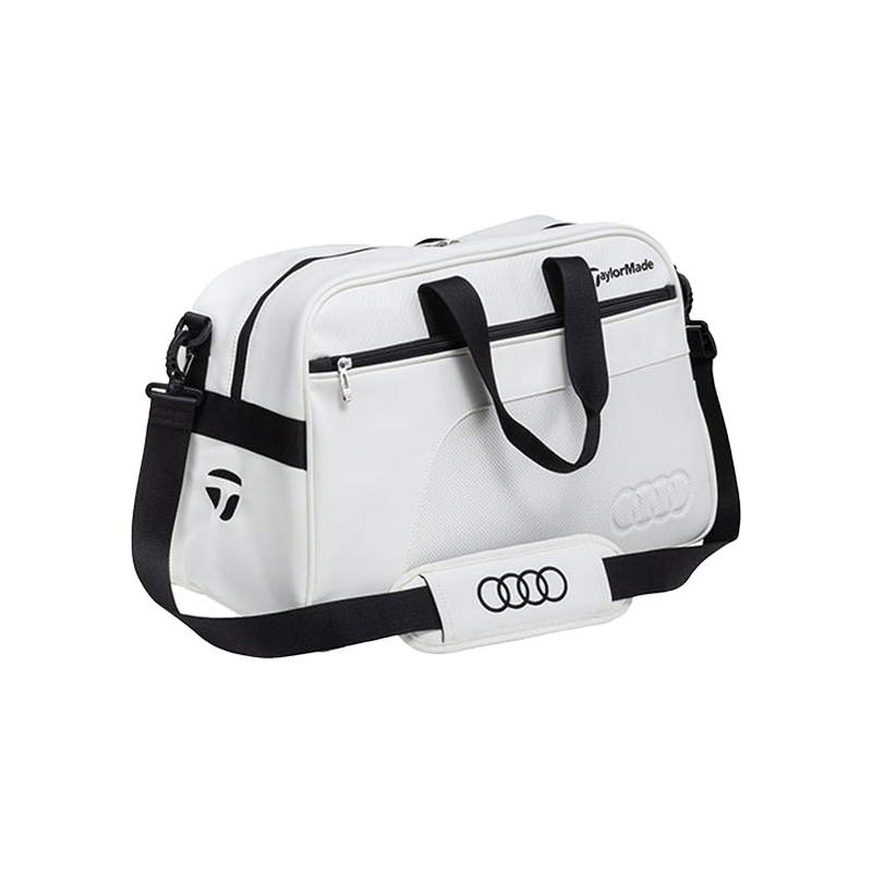 Audi × テーラーメイド ボストンバッグ（ホワイト） | ゴルフ | Audi