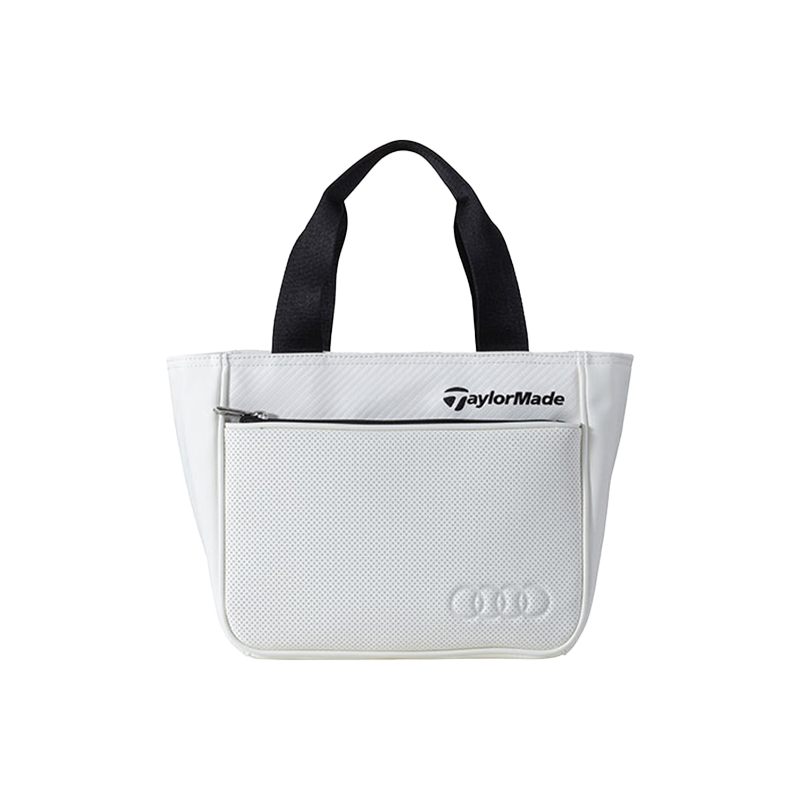 Audi × テーラーメイド ラウンドトートバッグ（ホワイト）