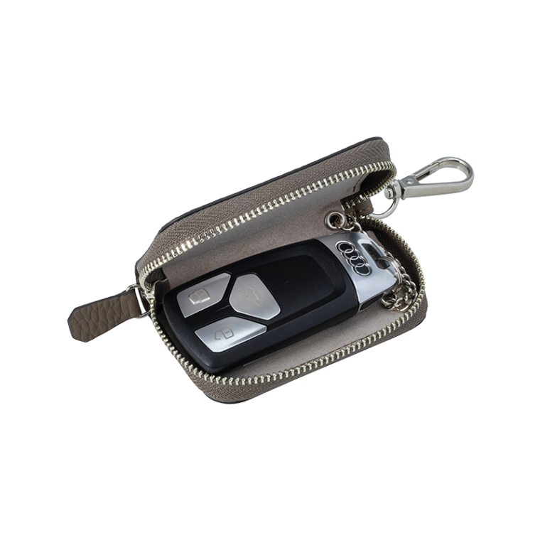 Audi キーケース（グレージュ）