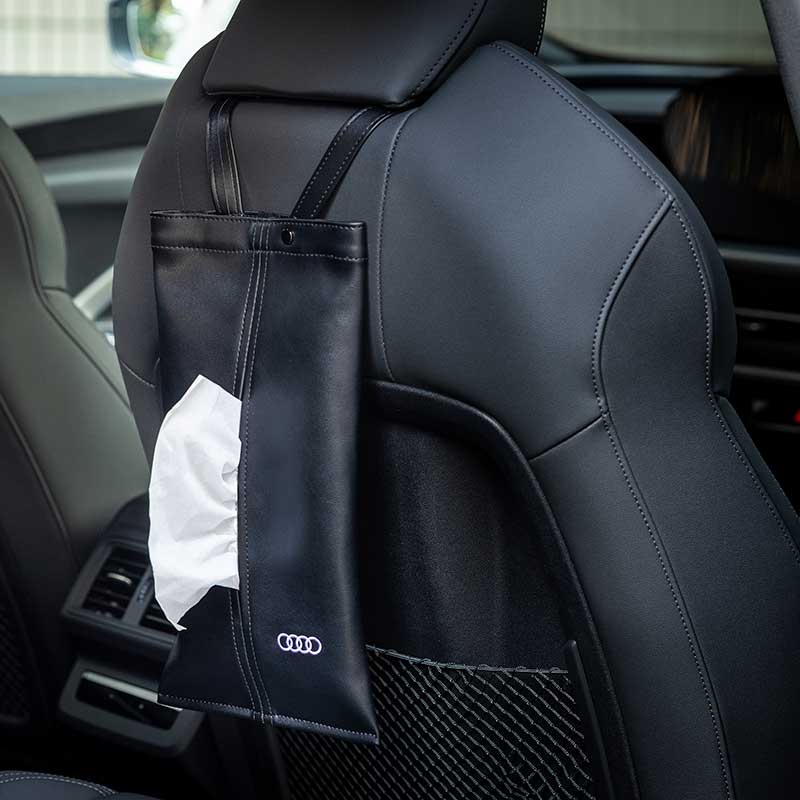 Audi ティッシュケース（ブラック）