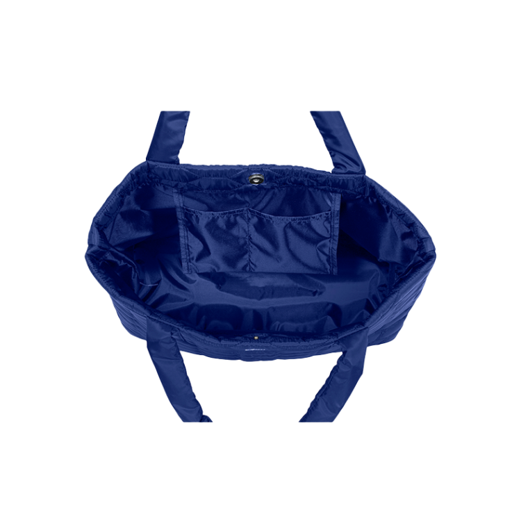 Audi キルティングトート L（ネイビー）