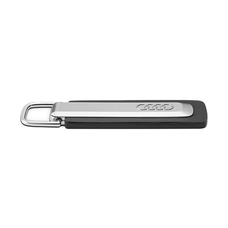Audi レザーキーリング (シルバー/ブラック)