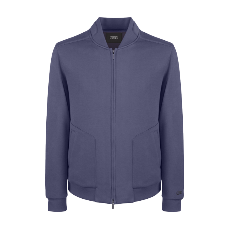 Audi メンズ ミッドレイヤージャケット（ダークブルー）