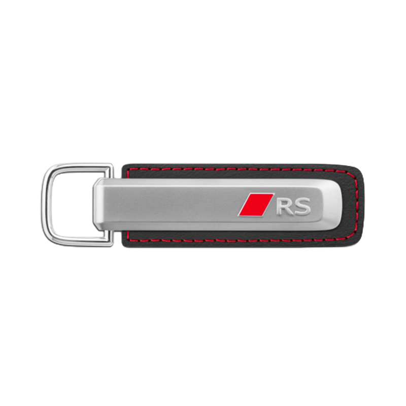 Audi レザーキーリング（シルバー/ブラック）RS