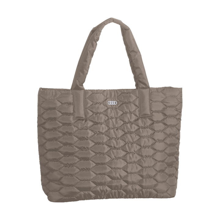 Audi キャディバッグ グレー キルティングデザイン Audi キルティングトート L（グレージュ） | バッグ | Audi collection