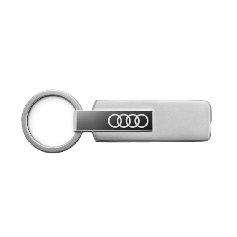 Audi キーリング ステンレスシルバー