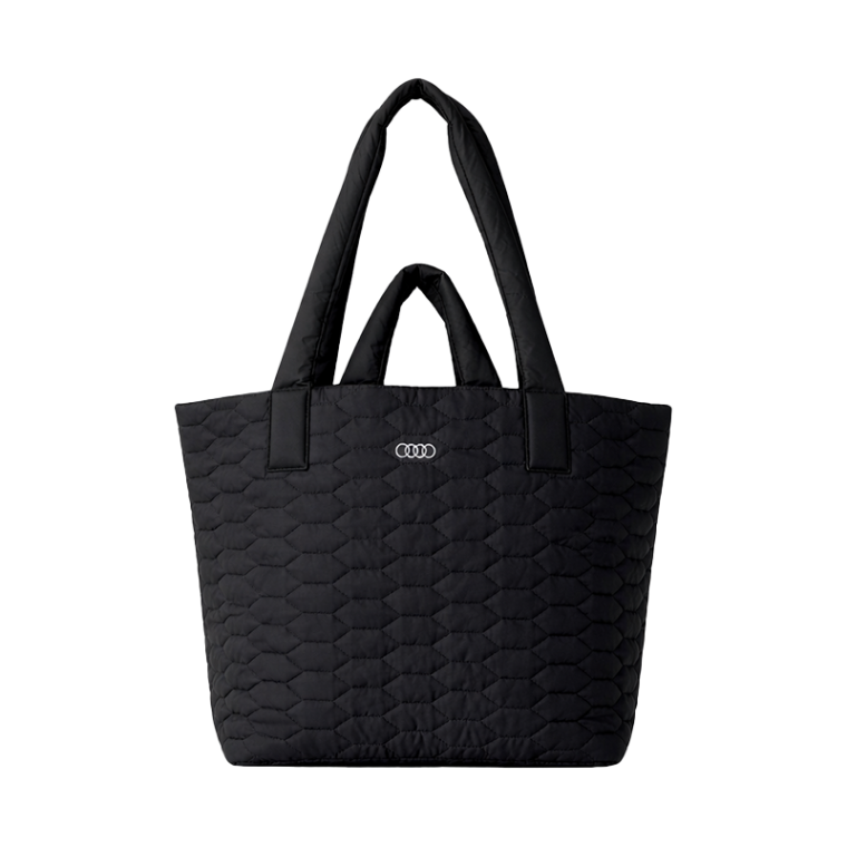 Audi キルティングトート LL（ブラック）