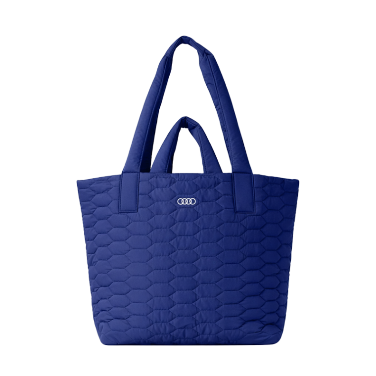 Audi キルティングトート LL（ネイビー）