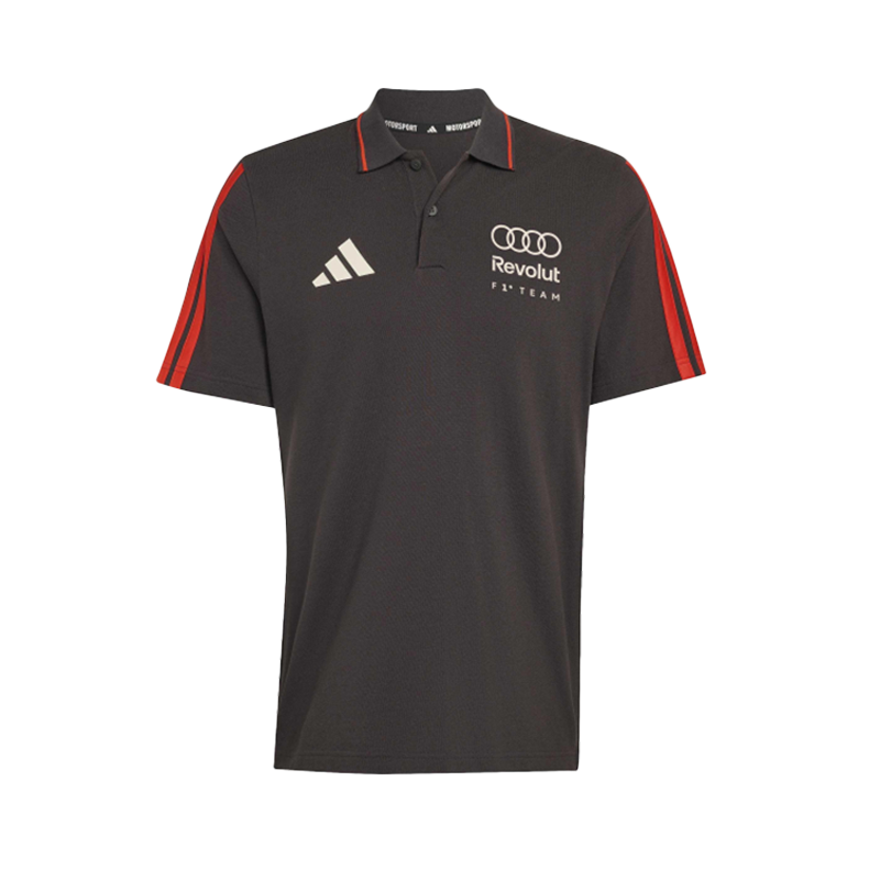 Audi Formula 1 メンズファンポロシャツ（ユーティリティブラック）