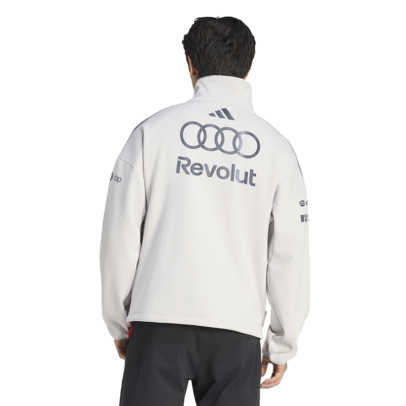 Audi Formula 1 メンズエンジニアトラックトップジャケット（チョークパール）