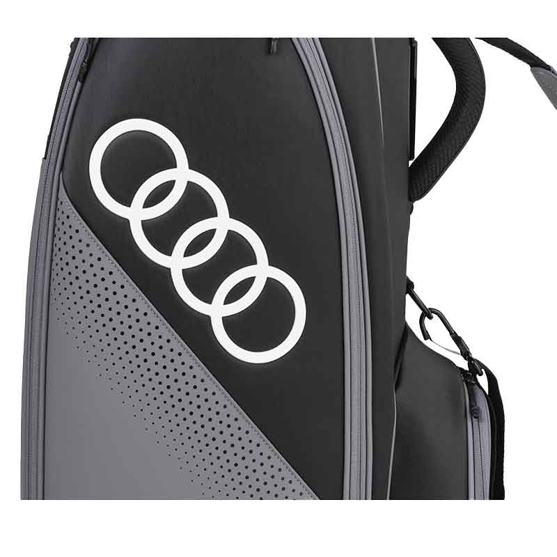 Audi×テーラーメイド キャディバッグ（ブラック/グレー）