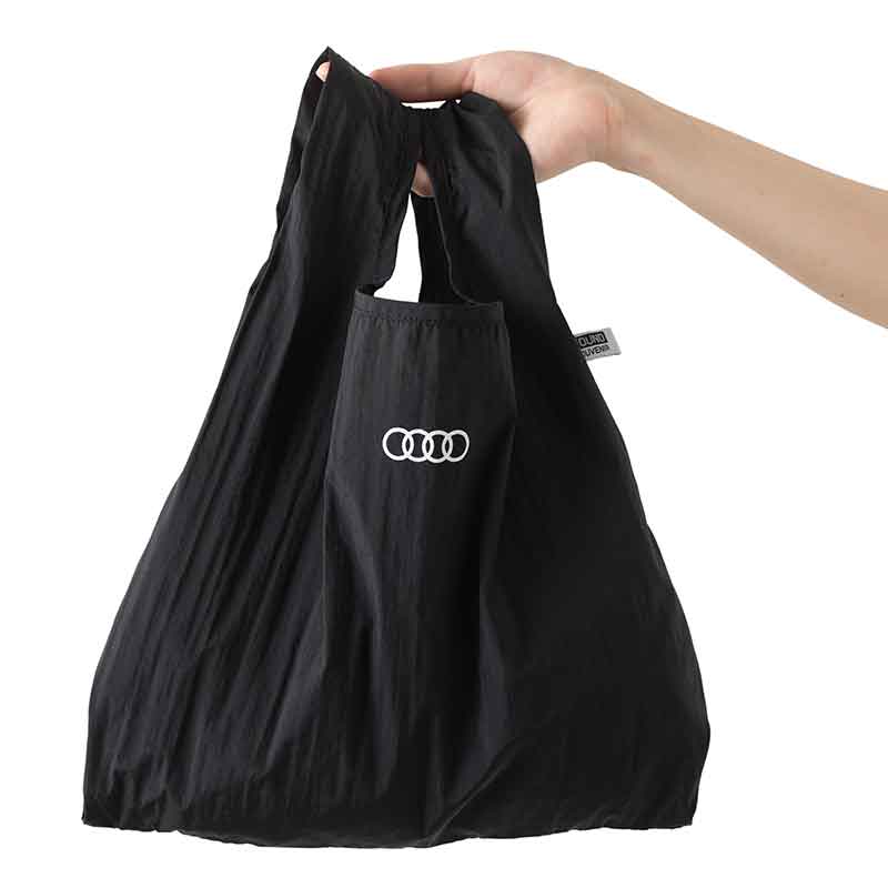 Audi キャップポーチ エコバッグ（ブラック）