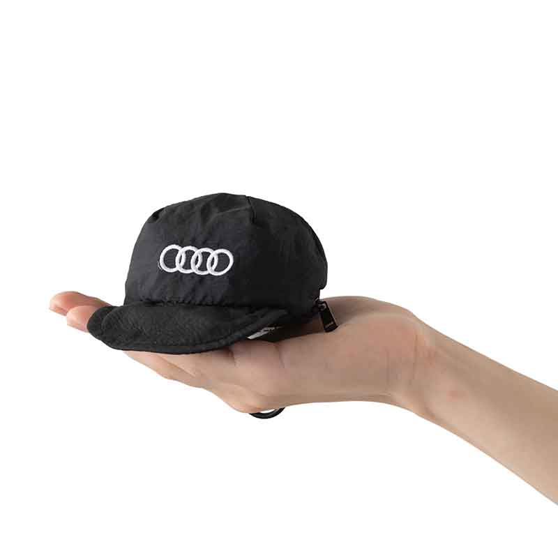 Audi キャップポーチ エコバッグ（ブラック）