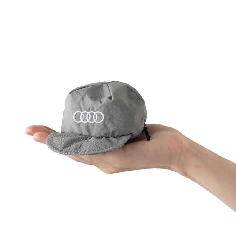 Audi キャップポーチ エコバッグ（グレー）