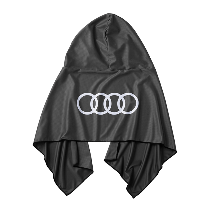 Audi クイックドライフーディータオル（ブラック）