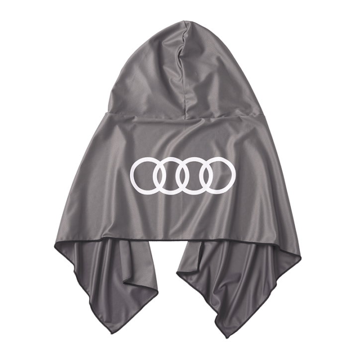 Audi クイックドライフーディータオル（グレー）