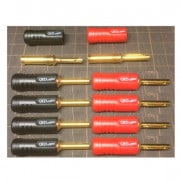 �����䥱���֥��QED AIRLOC���ͤǲù�����ץ饰+���¤ξ��ʤǤ���10�ս���QED��AIRLOC ABS 4mm BANANA PLUG��10��