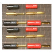�����䥱���֥��QED AIRLOC���ͤǲù�����ץ饰+���¤ξ��ʤǤ���8�ս���QED��AIRLOC ABS 4mm BANANA PLUG��8��